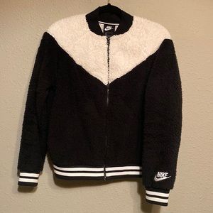 Women’s Nike fleece varsity jacket